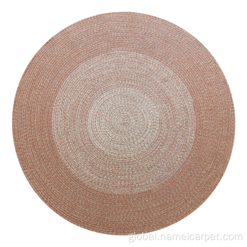 Braided Round Rug Round polypropylene indoor outdoor carpet area rug mat Manufactory